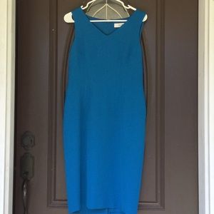Worn twice - Ocean blue sleeveless summer dress.